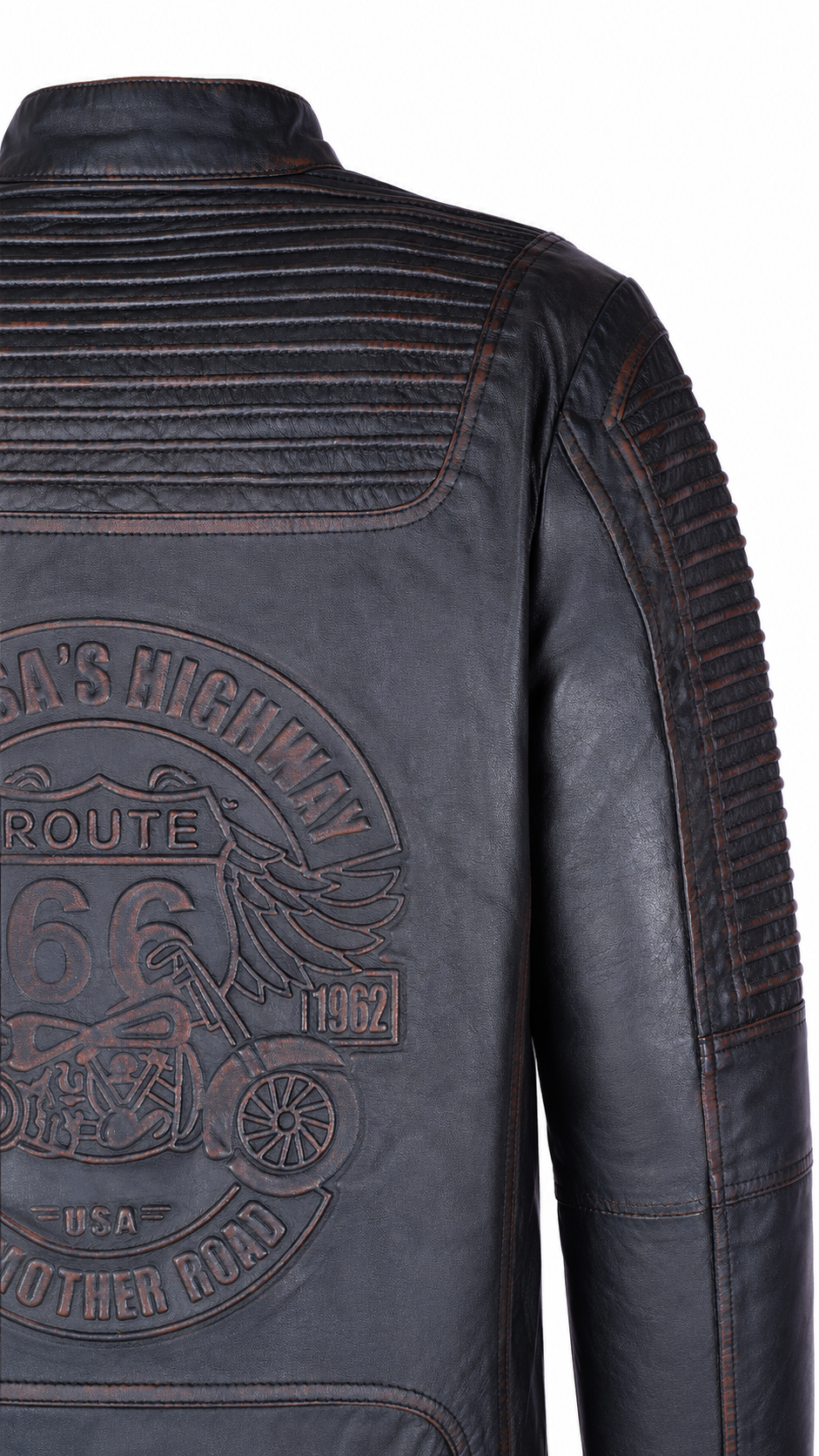 Giacca Aviator Heritage in Pelle – Verde Oliva