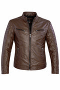 Giacca in pelle classica Roma