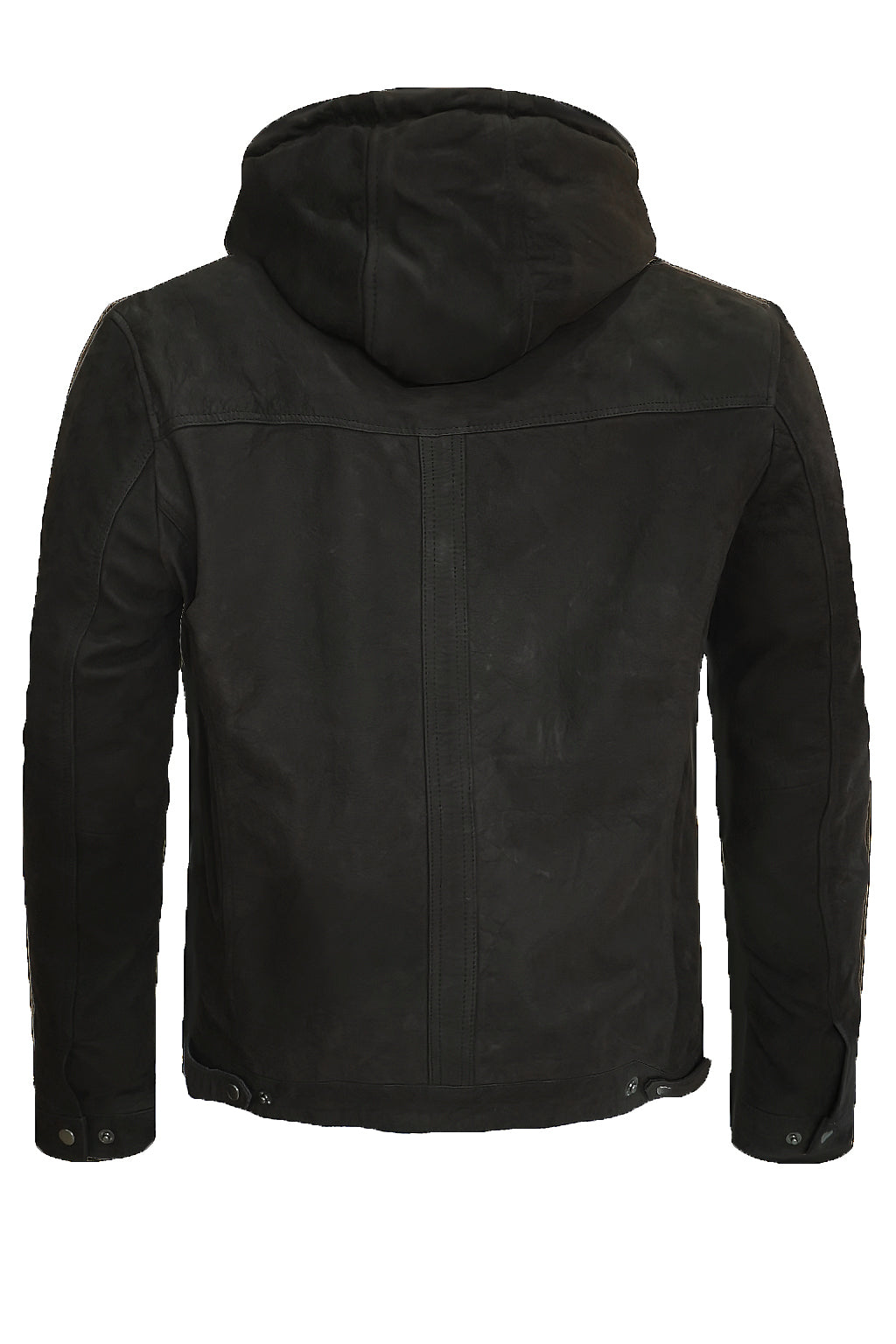 MILANO HOODED LEATHER JACKET