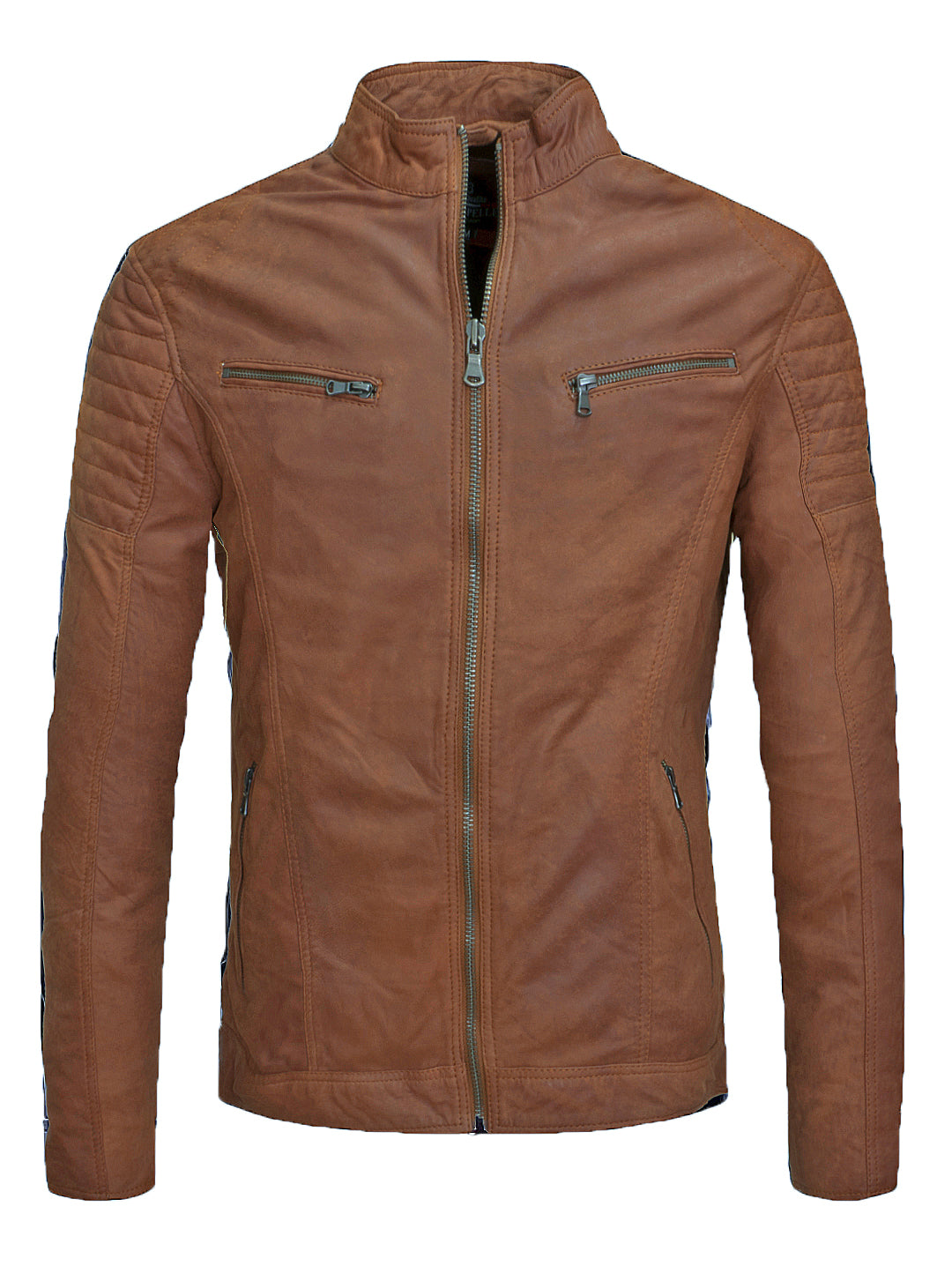 Giacca in pelle Torino Vintage – Marrone