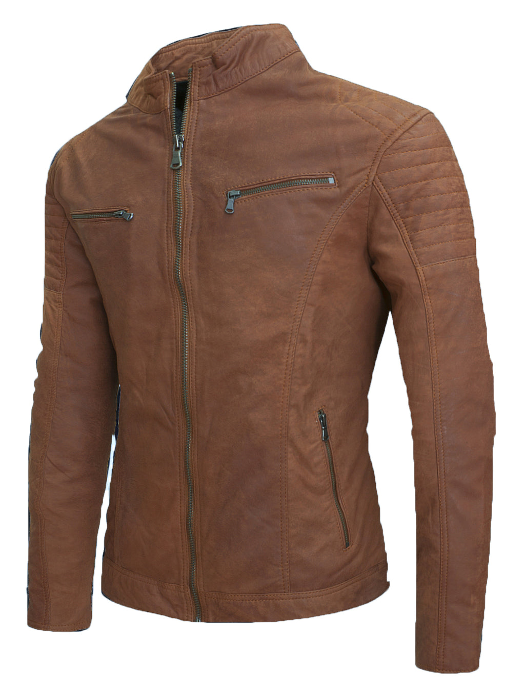 Giacca in pelle Torino Vintage – Marrone