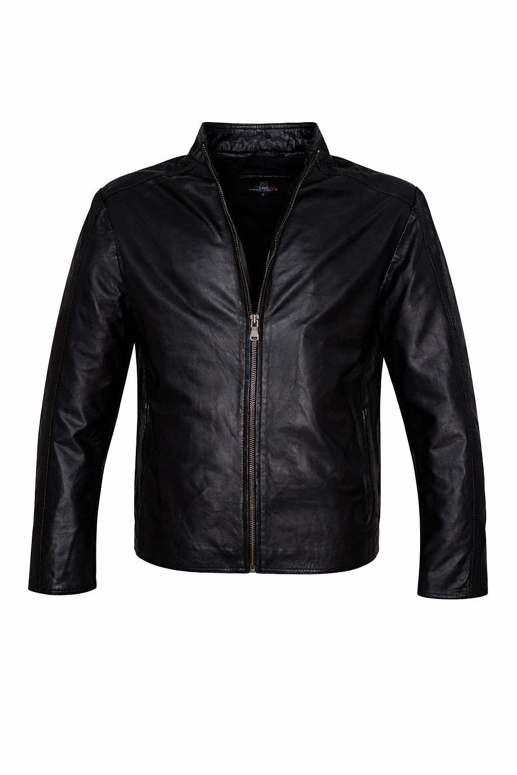 Giacca in pelle arancione Milano