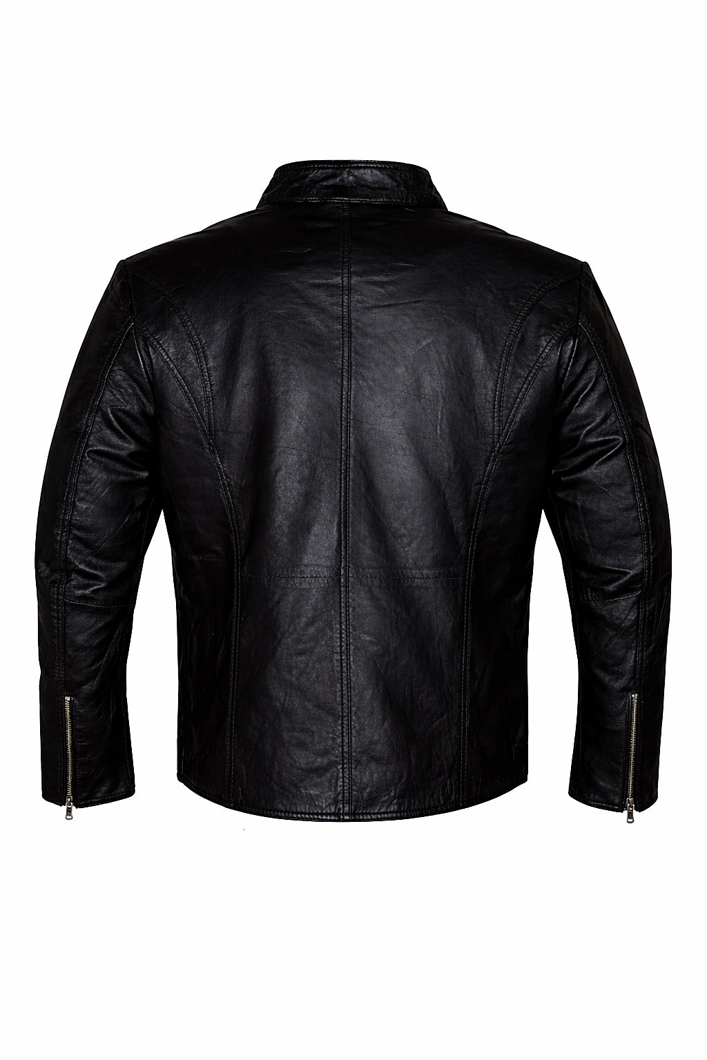 Giacca in pelle arancione Milano