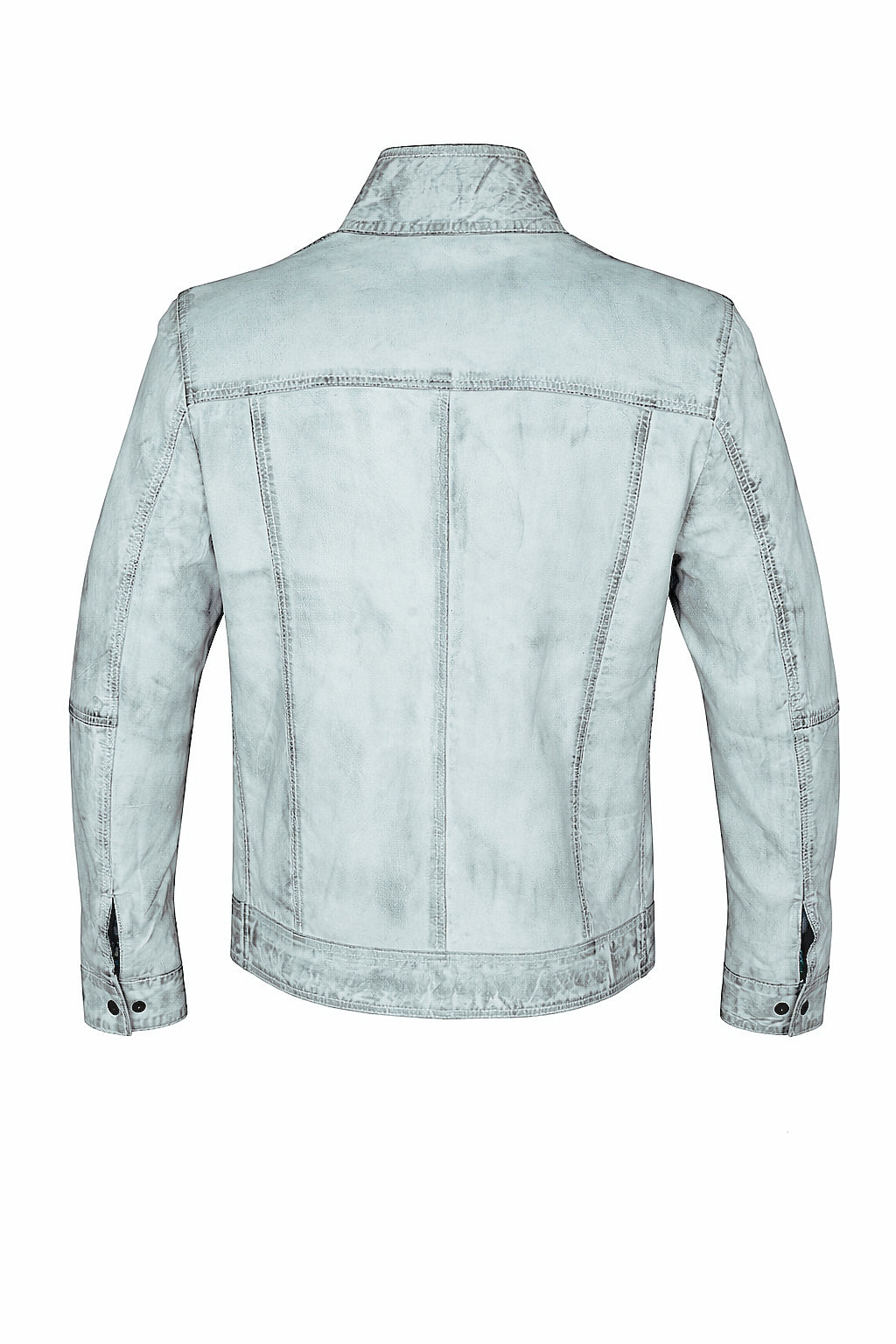 Giacca in pelle arancione Milano