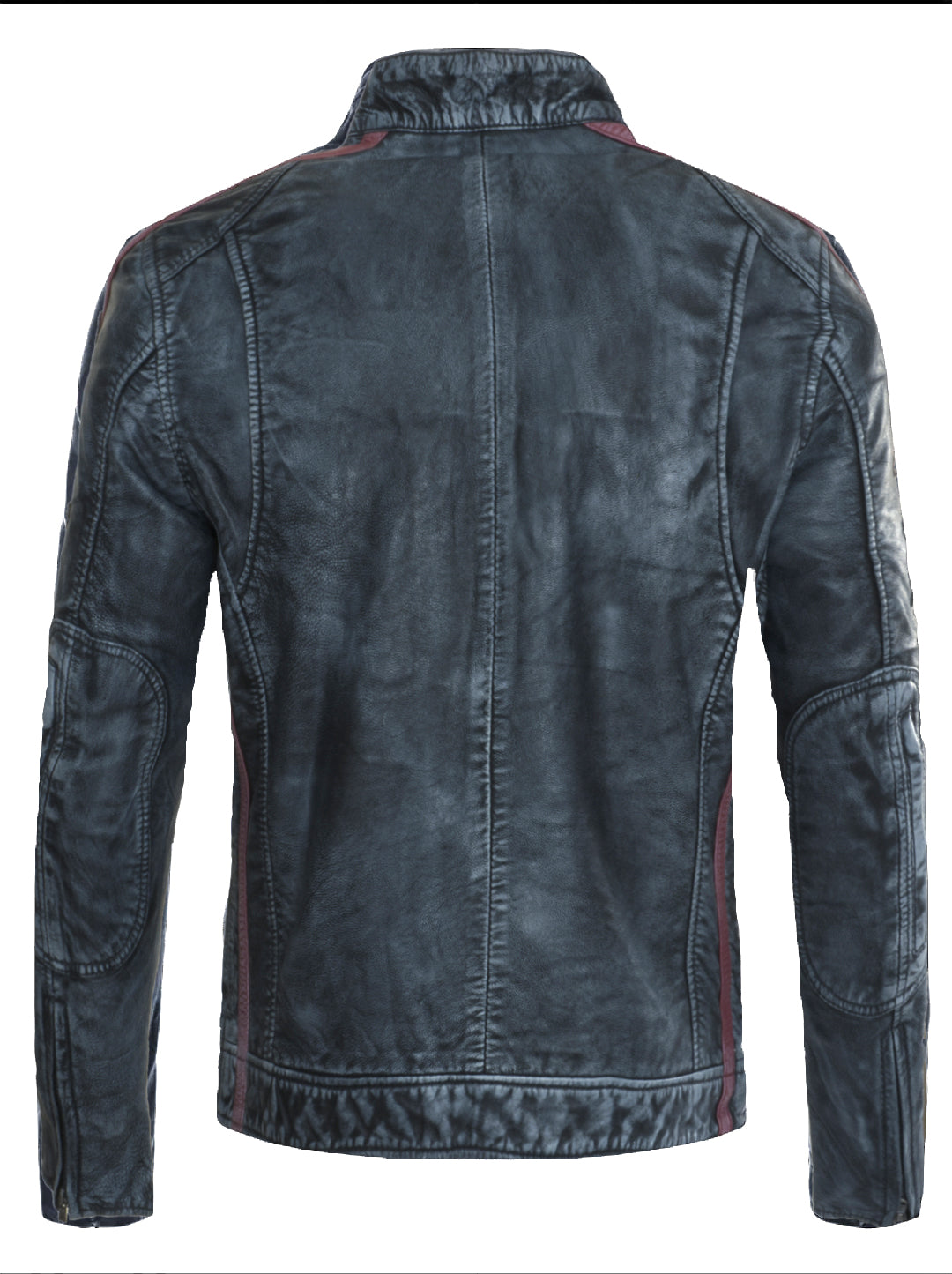 AMERICAN CLASSIC RACING LEATHER JACKET – VINTAGE NAVY