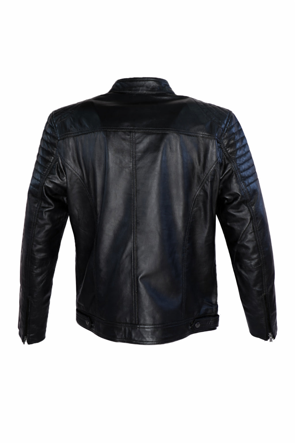 Giacca in pelle arancione Milano