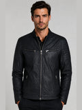 Giacca Aviator Heritage in Pelle – Verde Oliva