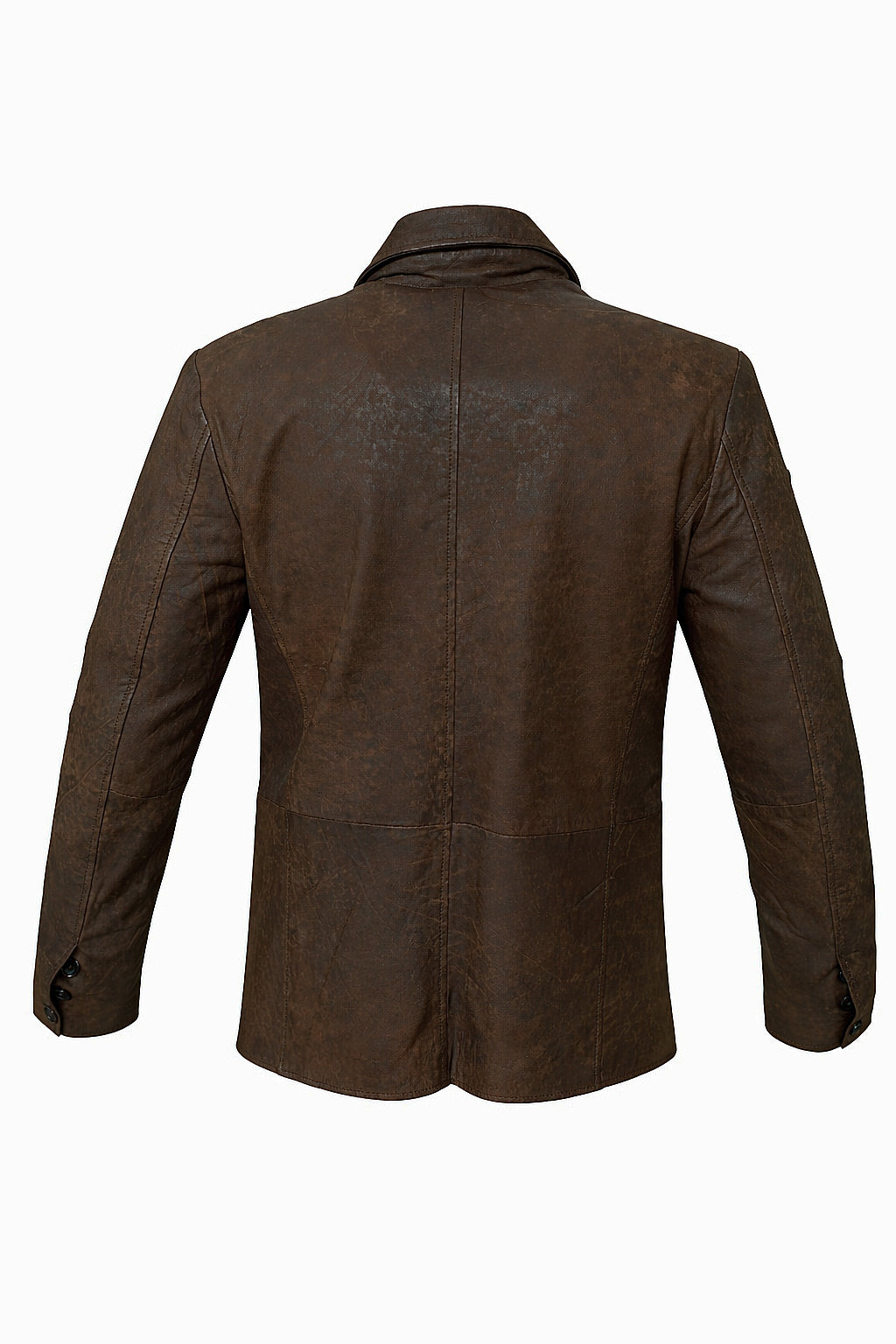 BLAZER CLASSICO IN PELLE HERITAGE – MARRONE VINTAGE