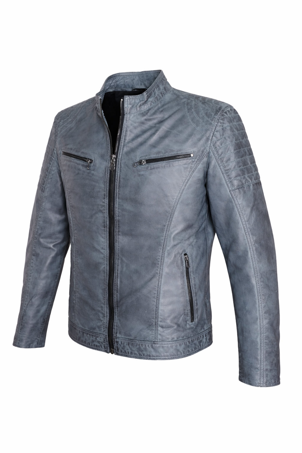 Giacca in pelle Milano Steel