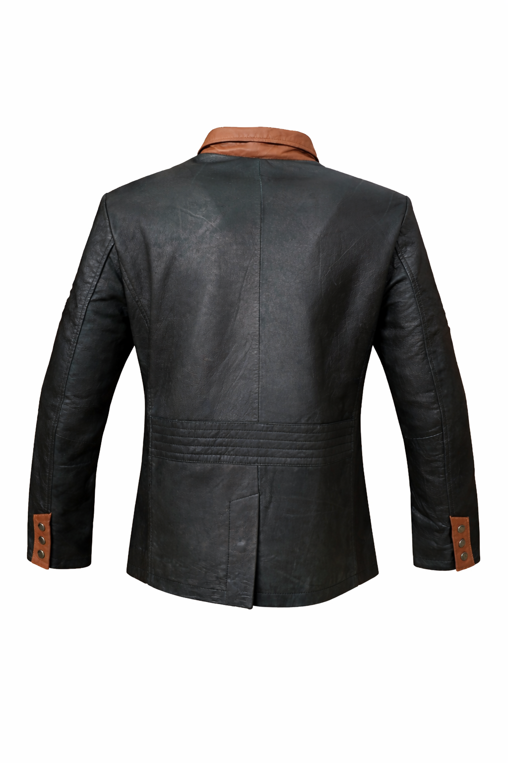 GIUBBINO IN PELLE URBAN HERITAGE – VERDE NOTTE