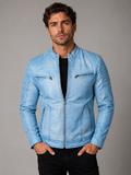 Giacca Aviator Heritage in Pelle – Verde Oliva