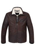Classica Giacca di Montone - Marrone Vintage