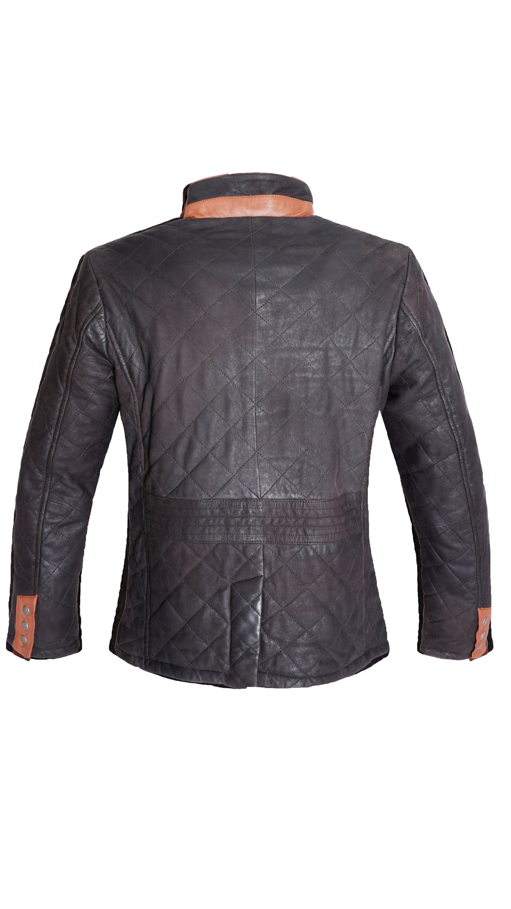 Giubbotto in pelle trapuntata Milano