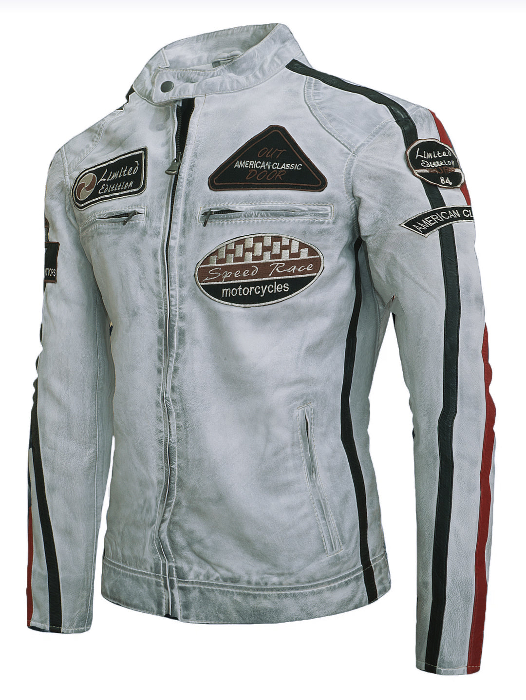 Bianco Torino Racing Jacket
