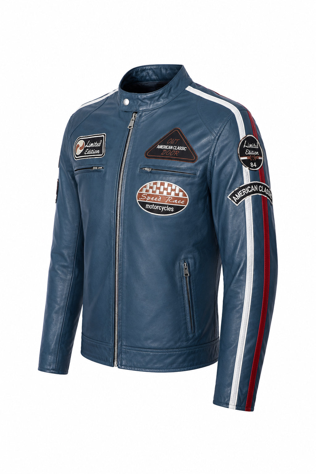 Giacca Aviator Heritage in Pelle – Verde Oliva