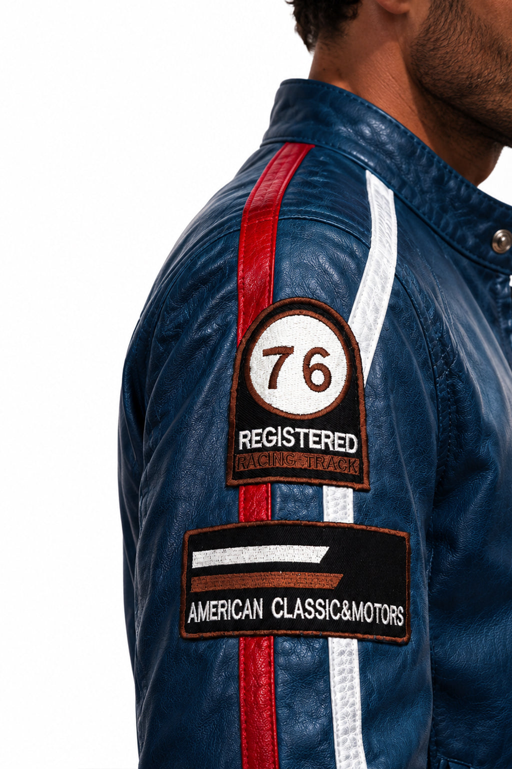Giacca Aviator Heritage in Pelle – Verde Oliva