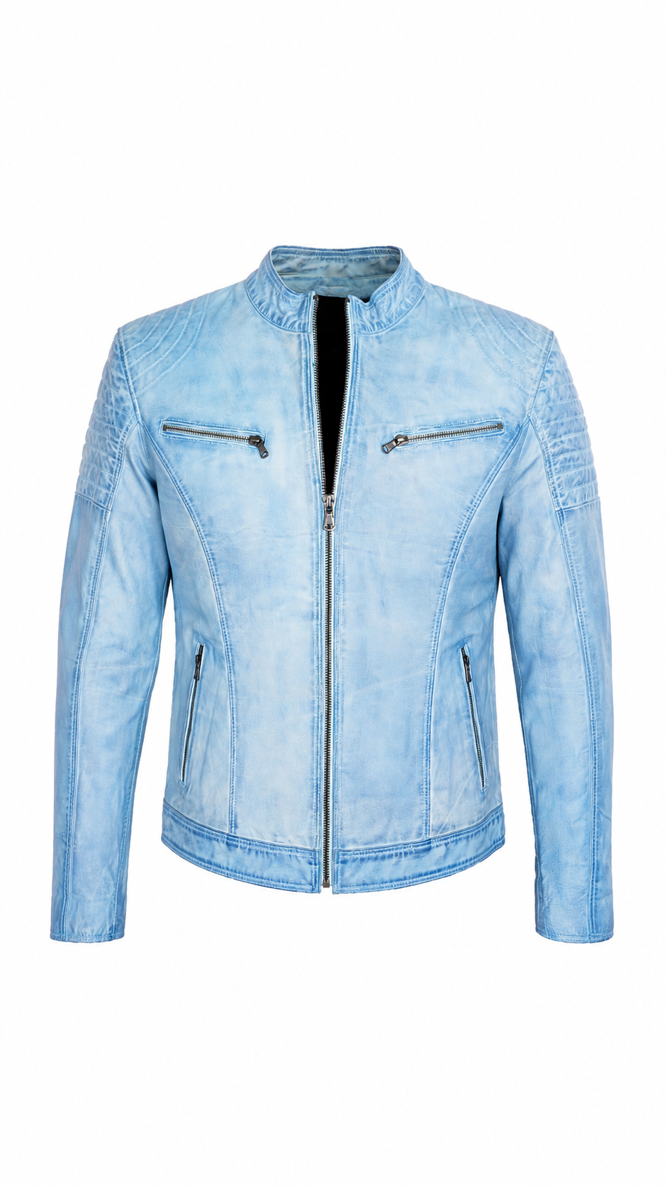 Giacca Aviator Heritage in Pelle – Verde Oliva