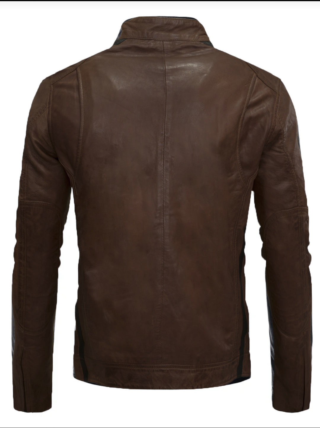 HERITAGE RACER LEATHER JACKET – VINTAGE BROWN